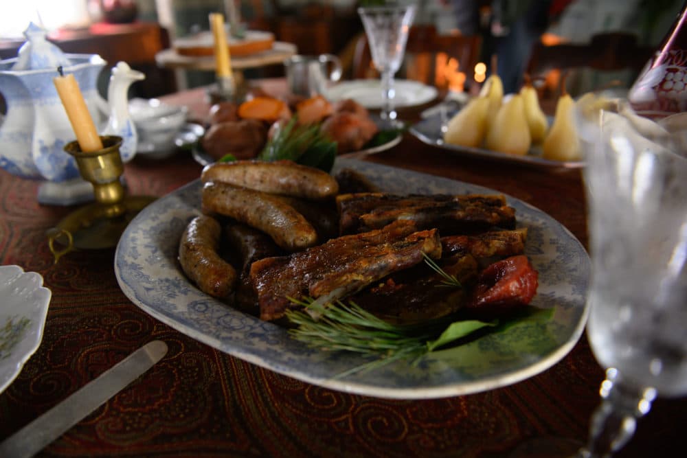 Food on the set of "Little Women." (Courtesy Wilson Webb/CTMG)
