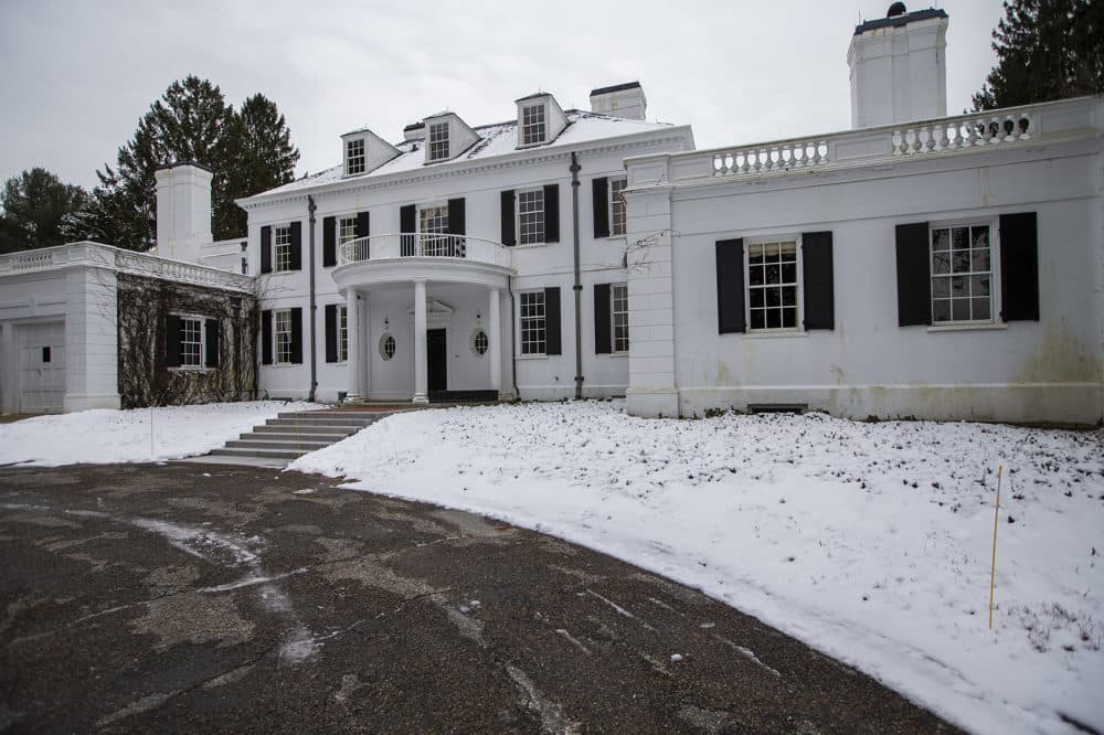 The house in Concord that became the Laurence's house in the film. (Jesse Costa/WBUR)