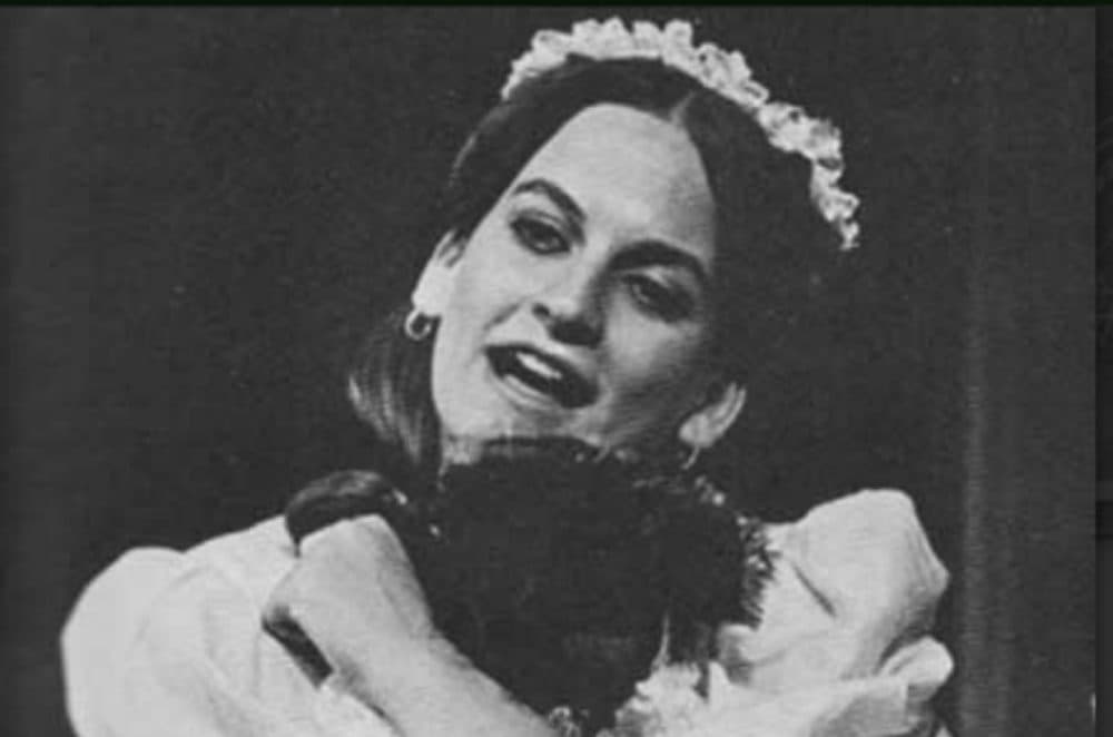 The author as a junior in high school, in the role of Millinette, a French chamber maid, in a Denver community theater production of "Fashion: Or Life in New York in the 1850." (Courtesy)