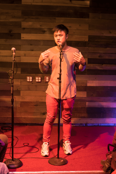 Tu Anh Phan performs during If You Can Feel It, You Can Speak It. (Courtesy Bryan Trench/The Event Shooters)