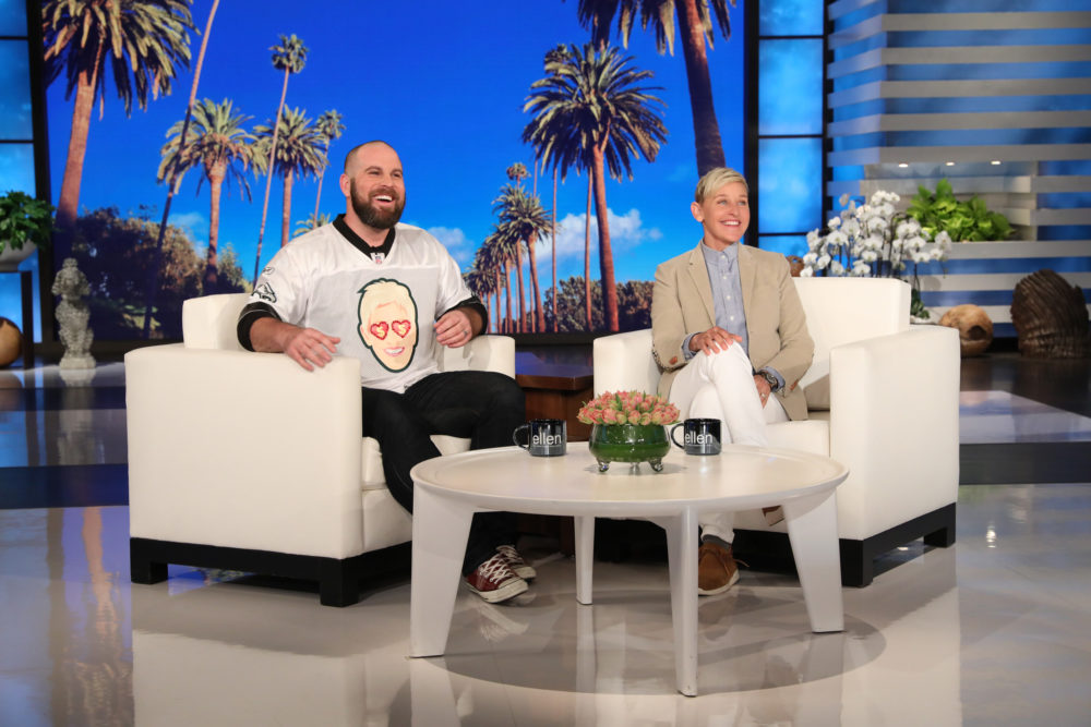 Jon Dorenbos has made several appearances on "The Ellen DeGeneres Show." (Michael Rozman/Warner Bros./Courtesy Jon Dorenbos)