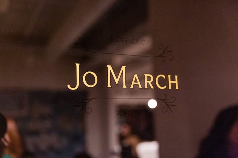 A room at The Wing in Boston is named after "Little Women" character Jo March. (Courtesy Kayana Szymczak)