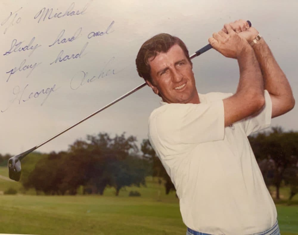 George Archer's &quot;signed&quot; photo for his friend Mike Jamieson. (Courtesy Donna Archer)