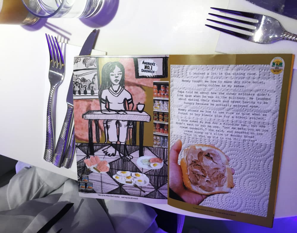A page inside Jeanne F. Jalandoni's "Island Woman" booklet. (Courtesy)