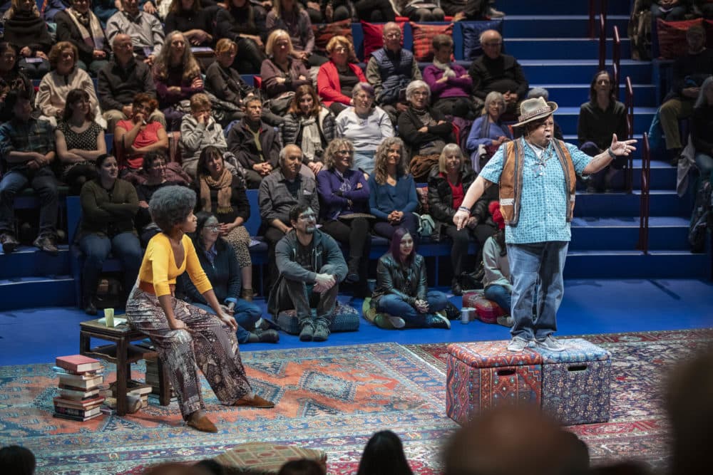 Gabrielle Beckford and Patrena Murray in "Gloria: A Life." (Courtesy)