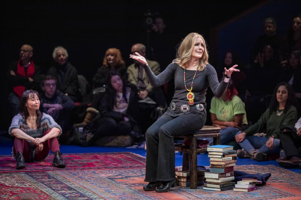 Eunice Wong (left) and Patricia Kalember as Gloria Steinem in "Gloria: A Life." (Courtesy)
