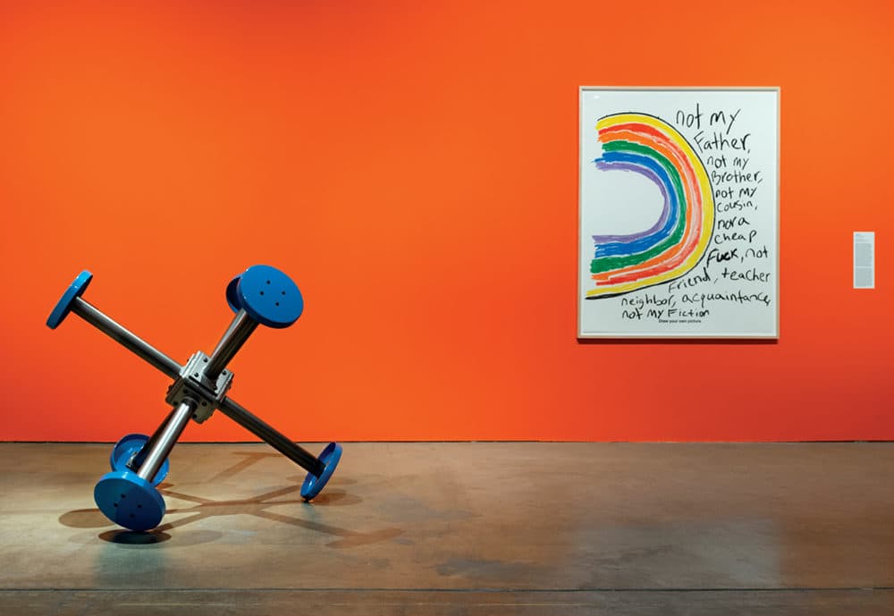 Installation view of the exhibition "Colored People Time: Banal Presents." (Courtesy ICA Philadelphia)