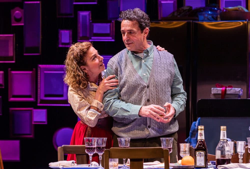 Eleanor Reissa and Stephen Schnetzer in the Huntington Theatre Company's production of "We All Fall Down." (Courtesy Nile Hawver)