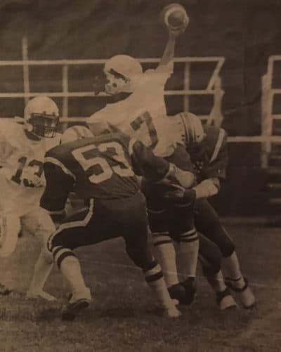 In hindsight, Deanna says she might've never played football. (Courtesy Deanna Hansson)
