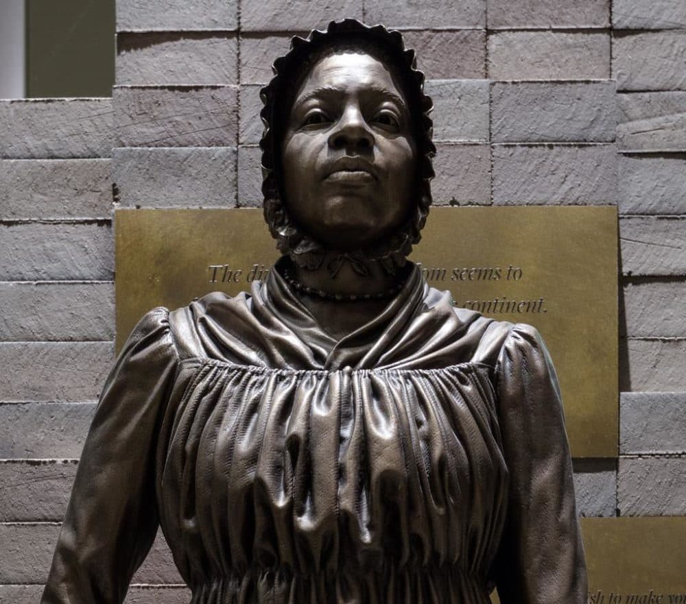 A statue of Elizabeth Freeman on display in the National Museum of African American History and Culture's Slavery and Freedom exhibition.
(Courtesy of the Smithsonian National Museum of African American History and Culture)