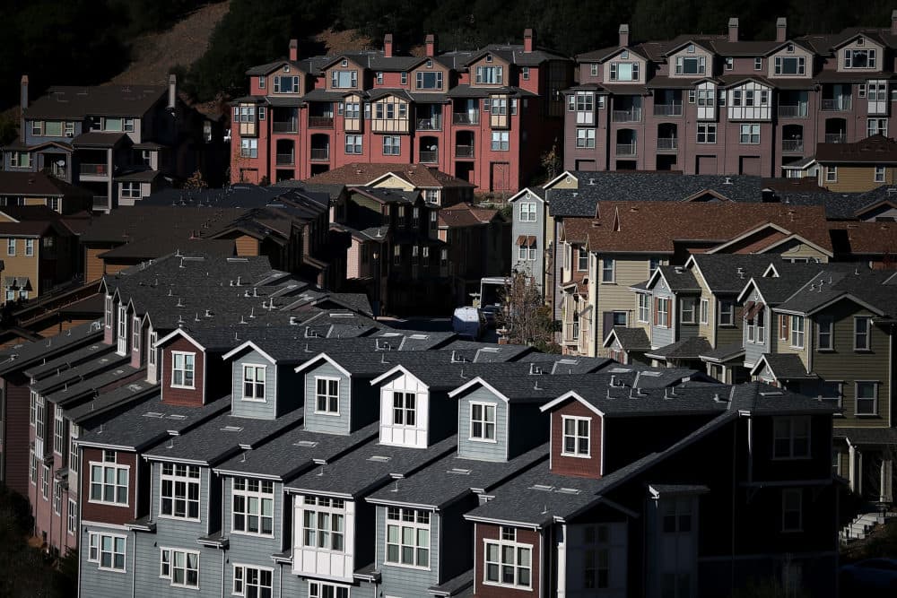 In Oakland, California, homelessness increased nearly 50% over the past two years due, in large part, to rising rents and evictions. (Justin Sullivan/Getty Images)