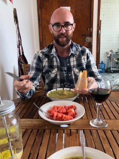 In his 20s, Mikel set out to become a chef. (Courtesy Maya Kroft)