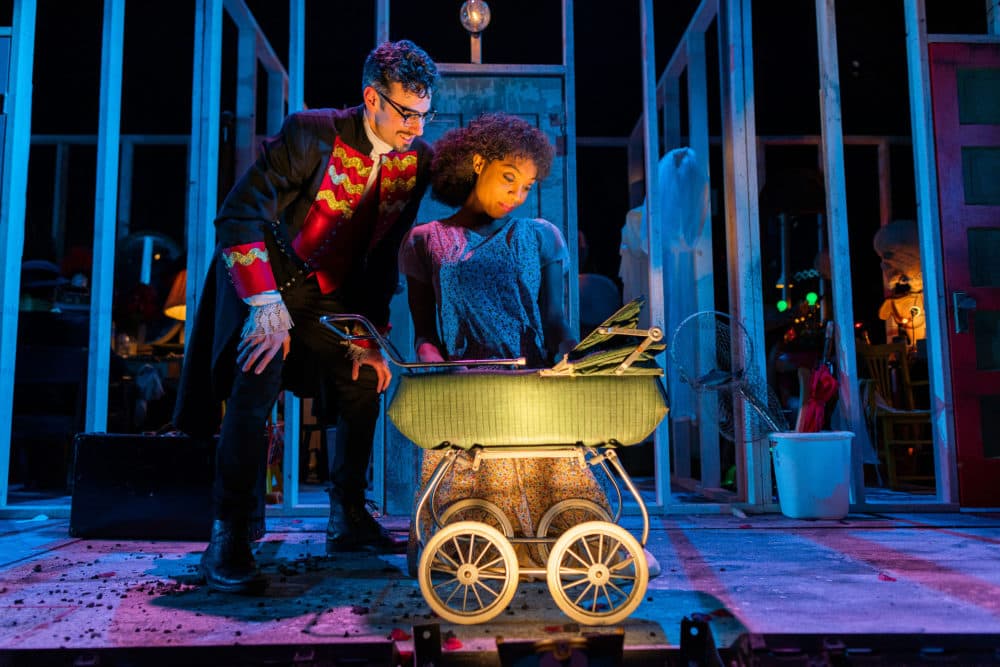 Paul Melendy and Malikah McHerrin-Cobb in "Vanity Fair" at the Central Square Theater. (Courtesy Nile Scott Studios)