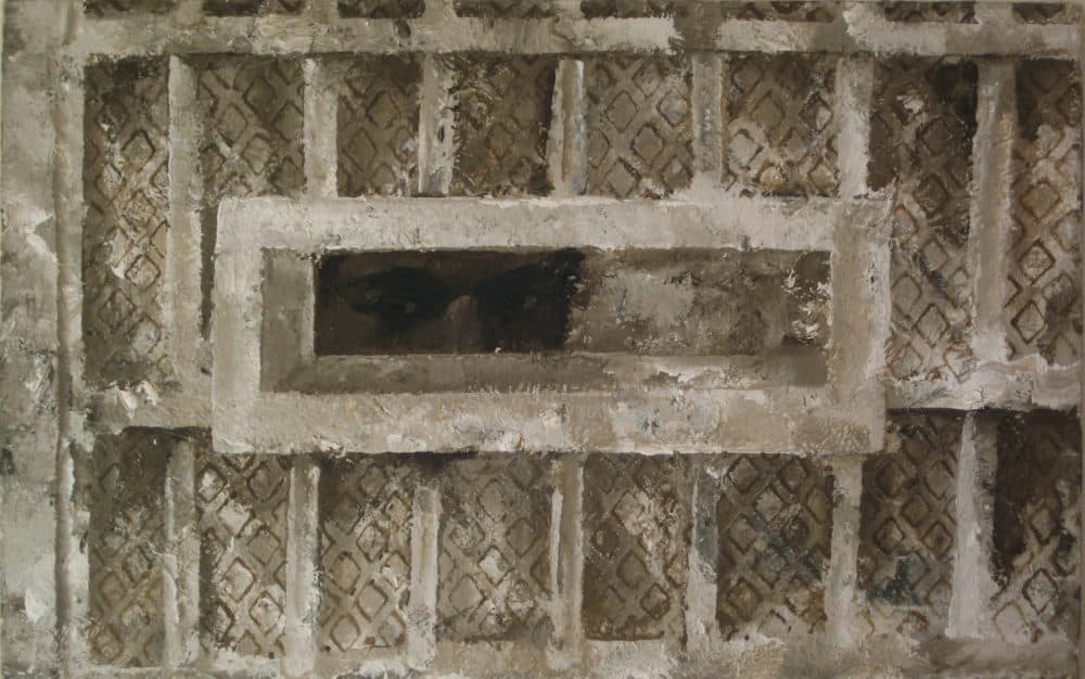Martin Wong, "Cell Door Slot," 1986. (Courtesy Adam Putnam)