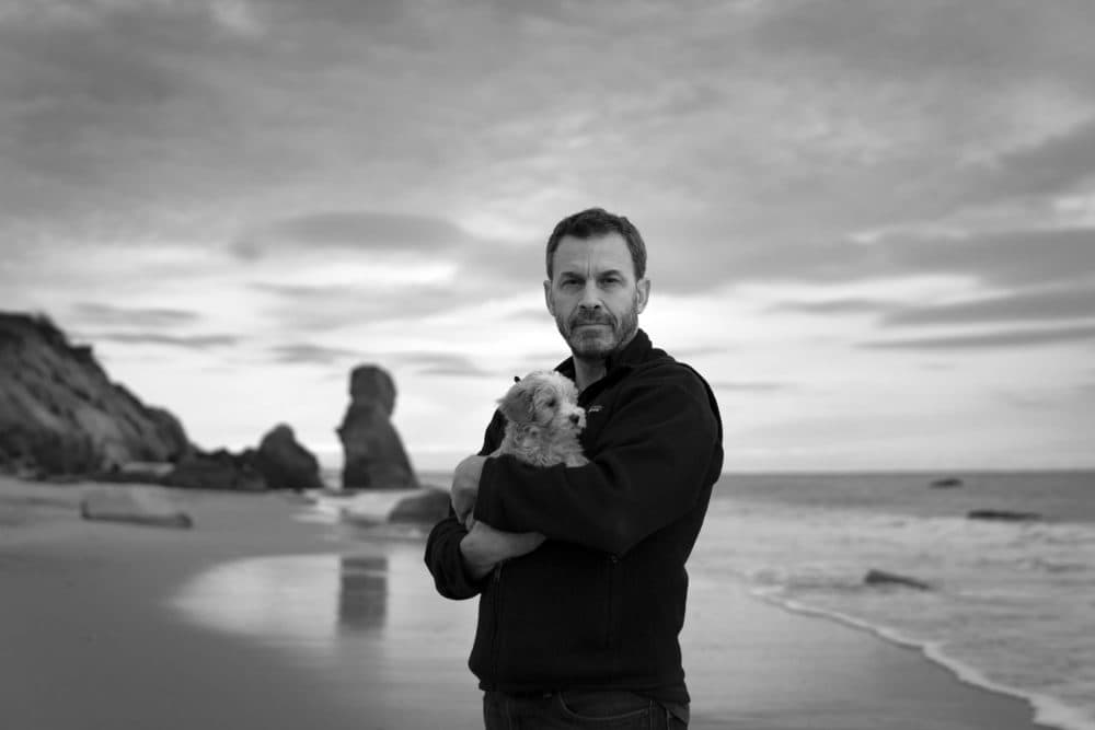 The author with Artichoke when he was a puppy. (Courtesy)