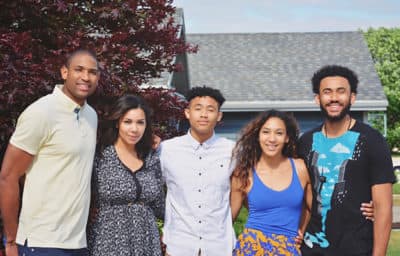 Anna Horford (second from left) has always been close to her big brother Al. (Courtesy Anna Horford)