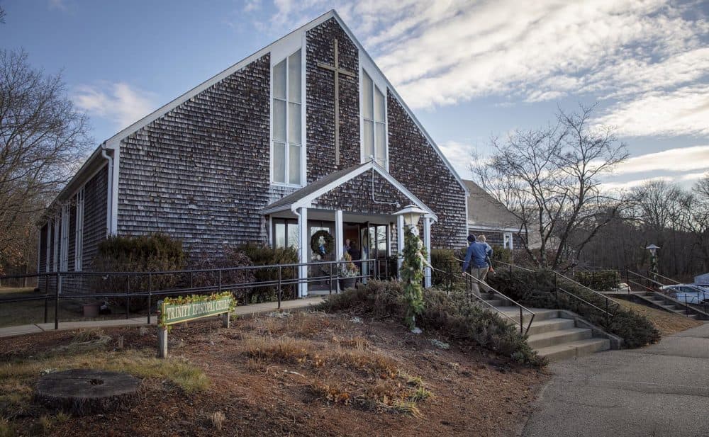 Trinity Episcopal Church in Stoughton. (Robin Lubbock/WBUR)