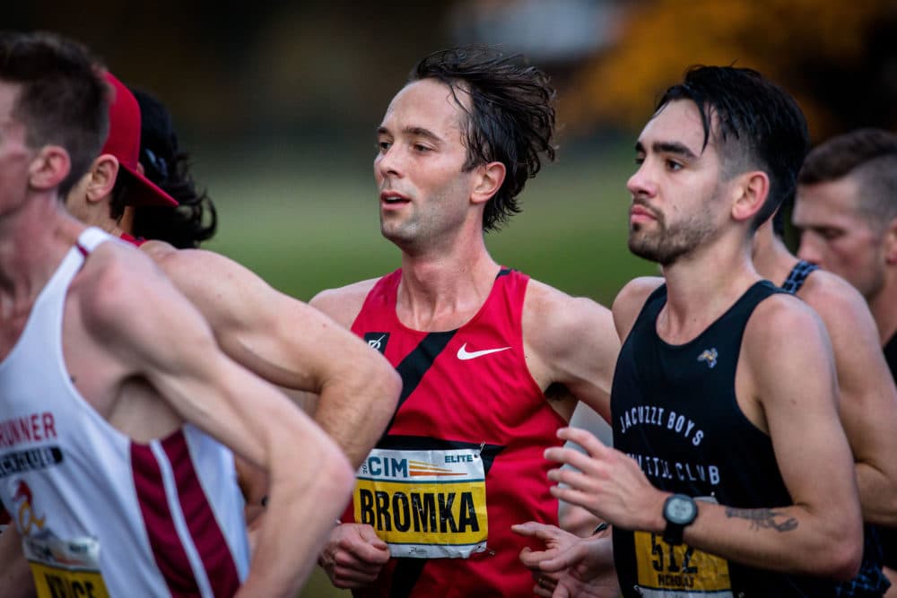 Peter ran his second Olympic Trials qualifying attempt at the 2019 CIM. (Jody Bailey)