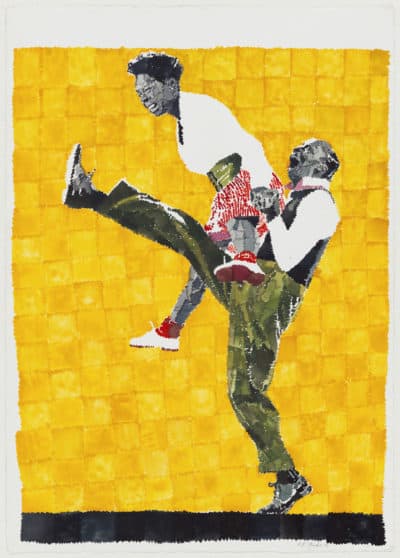 Richard Yarde, "Savoy: Leon & Willa Mae," 1989. (Courtesy Museum of Fine Arts, Boston)