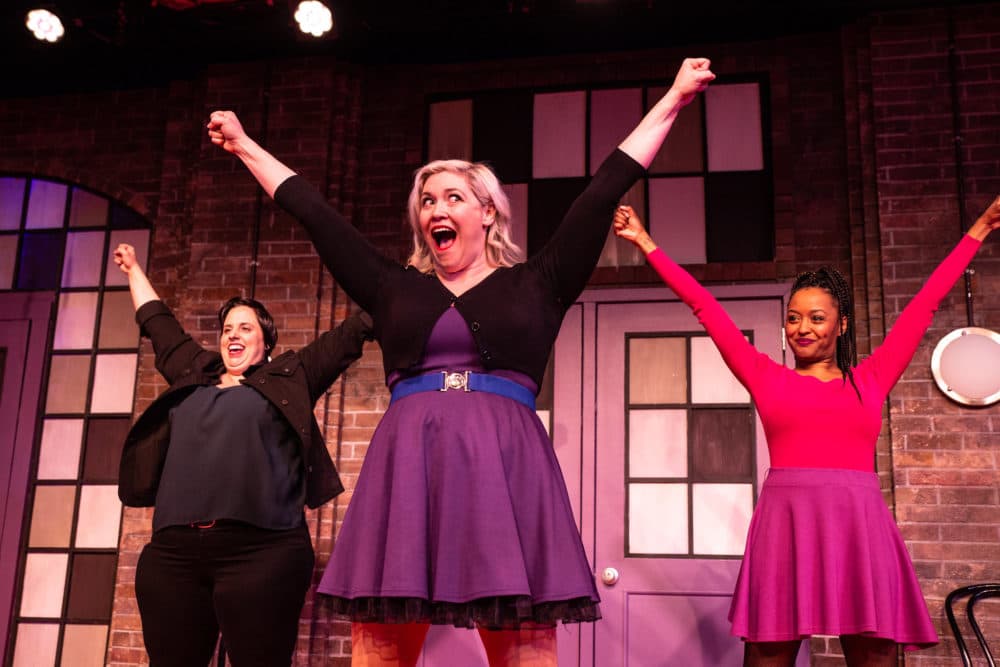Cast of "She the People," presented by Huntington Theatre Company and The Second City. (Courtesy Huntington Theatre Company)