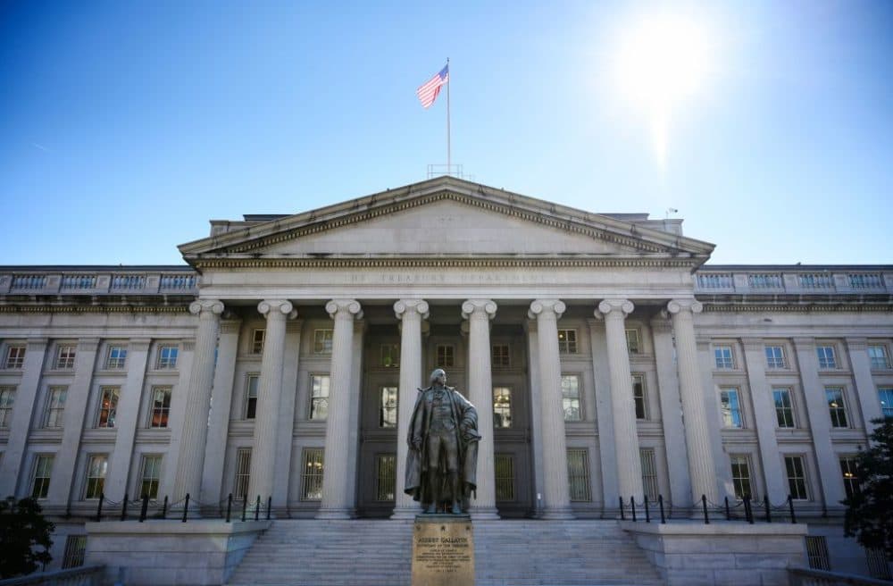 U.S. Treasury Department building in Washington, D.C. (Mandel Ngan/AFP/Getty Images)