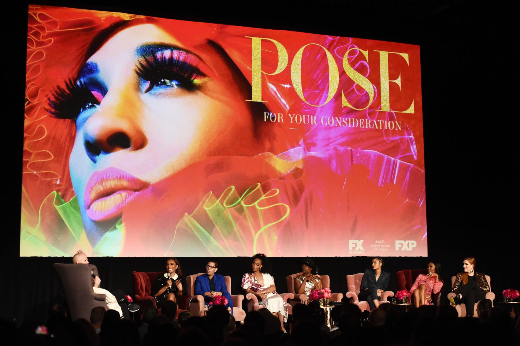 Ryan Murphy, Janet Mock, Steven Canals, Mj Rodriguez, Billy Porter, Indya Moore, Dominique Jackson and Our Lady J attend the FYC Event for FX'x &quot;Pose&quot; at the Hollywood Athletic Club on June 01, 2019 in Hollywood, California. (Amanda Edwards/Getty Images)