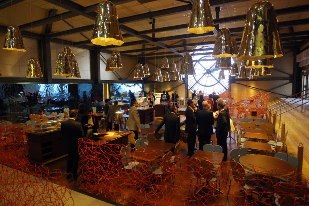 Art galleries are opening their own restaurants. (Pierre Verdy/AFP/Getty Images)