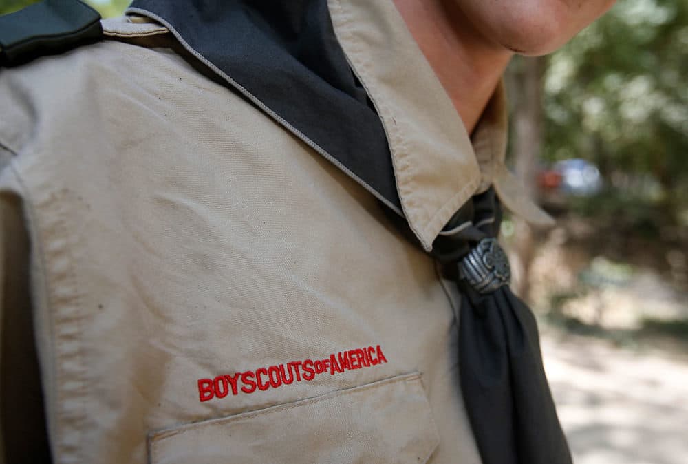 A Boy Scout attends camp Maple Dell on July 31, 2015 outside Payson, Utah. (George Frey/Getty Images)
