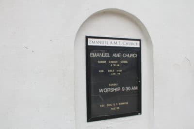 In 2015, nine black Americans were shot and killed at Emanuel AME Church in Charleston, South Carolina. (Ciku Theuri/Here & Now)