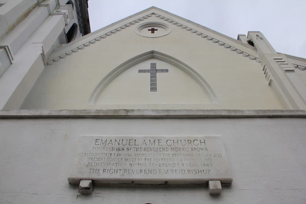 In 2015, nine black Americans were shot and killed at Emanuel AME Church in Charleston, South Carolina. (Ciku Theuri/Here & Now)