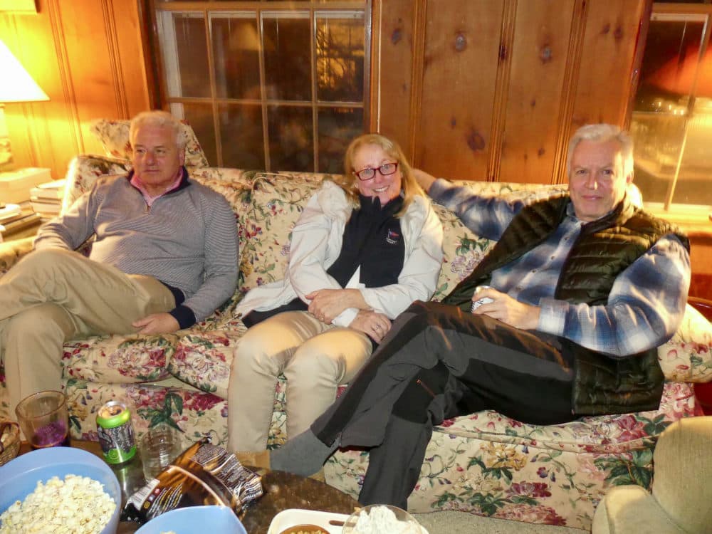 Fred Bramante (left), Jacqui Spinney and Tim Spinney. (Karyn Miller-Medzon/Here & Now)