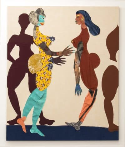 Tschabalala Self, "Out of Body," 2015. (Courtesy of the artist and the ICA)