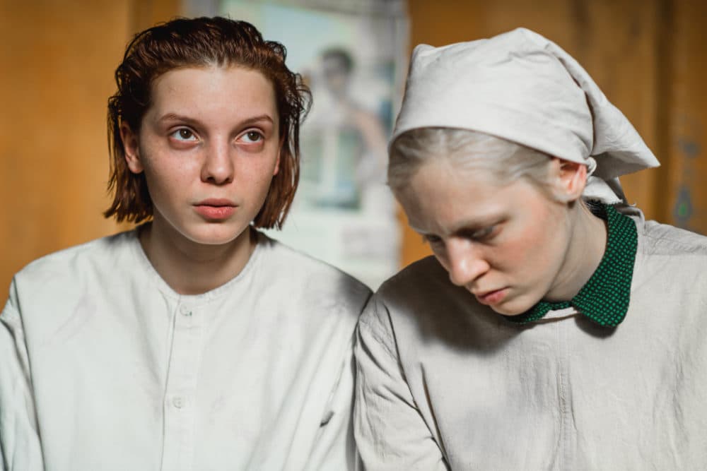 Vasilisa Perelygina, left, and Viktoria Miroshnichenko in “Beanpole.” (Courtesy Kino Lorber)