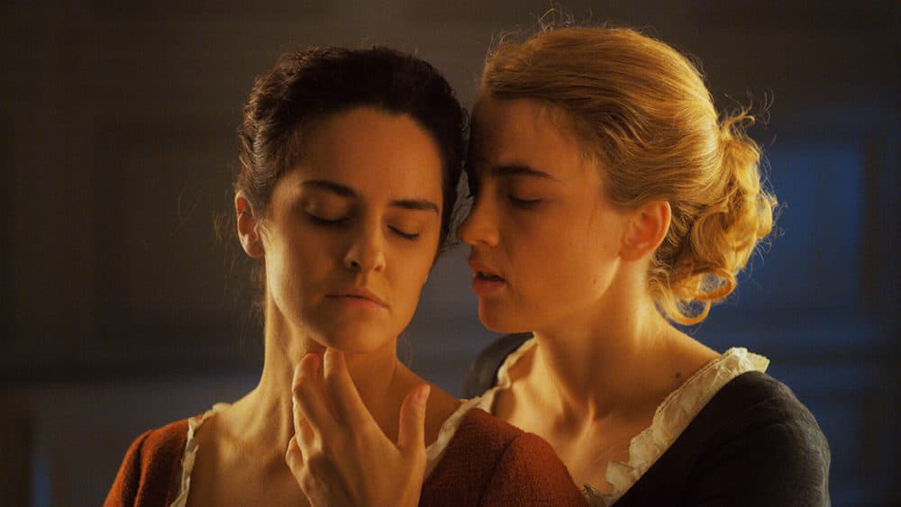 Noémie Merlant and Adèle Haenel in "Portrait of a Lady on Fire." (Courtesy Lilies Films)