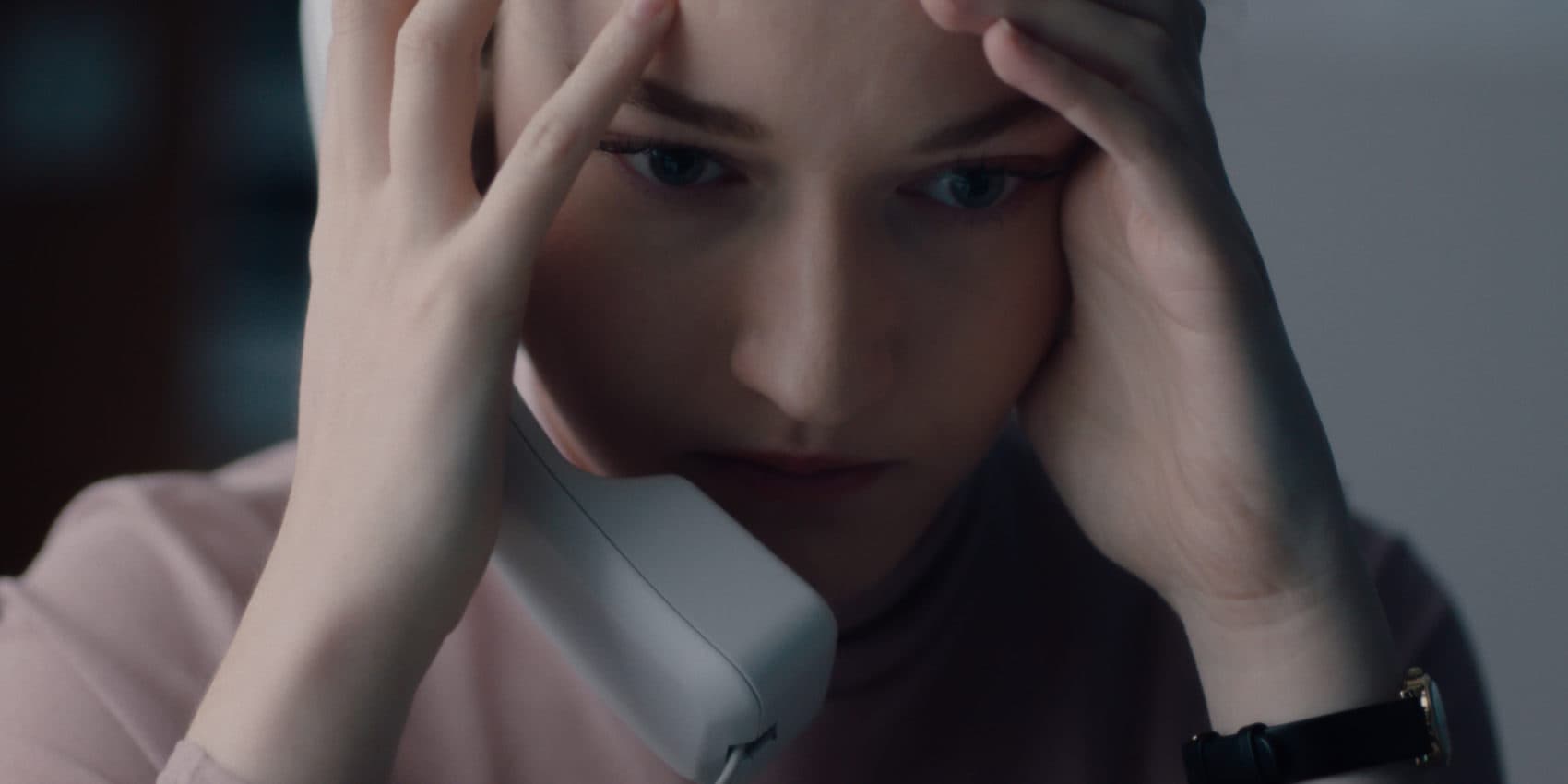 Julia Garner stars as Jane in "The Assistant." (Courtesy Bleecker Street)
