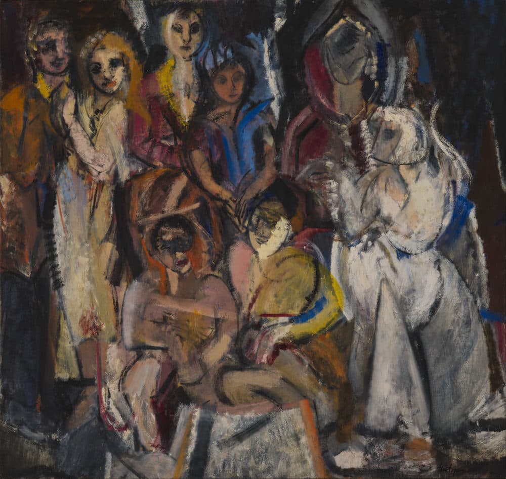 Grace Hartigan, "Masquerade," 1954. (Courtesy Museum of Fine Arts, Boston)