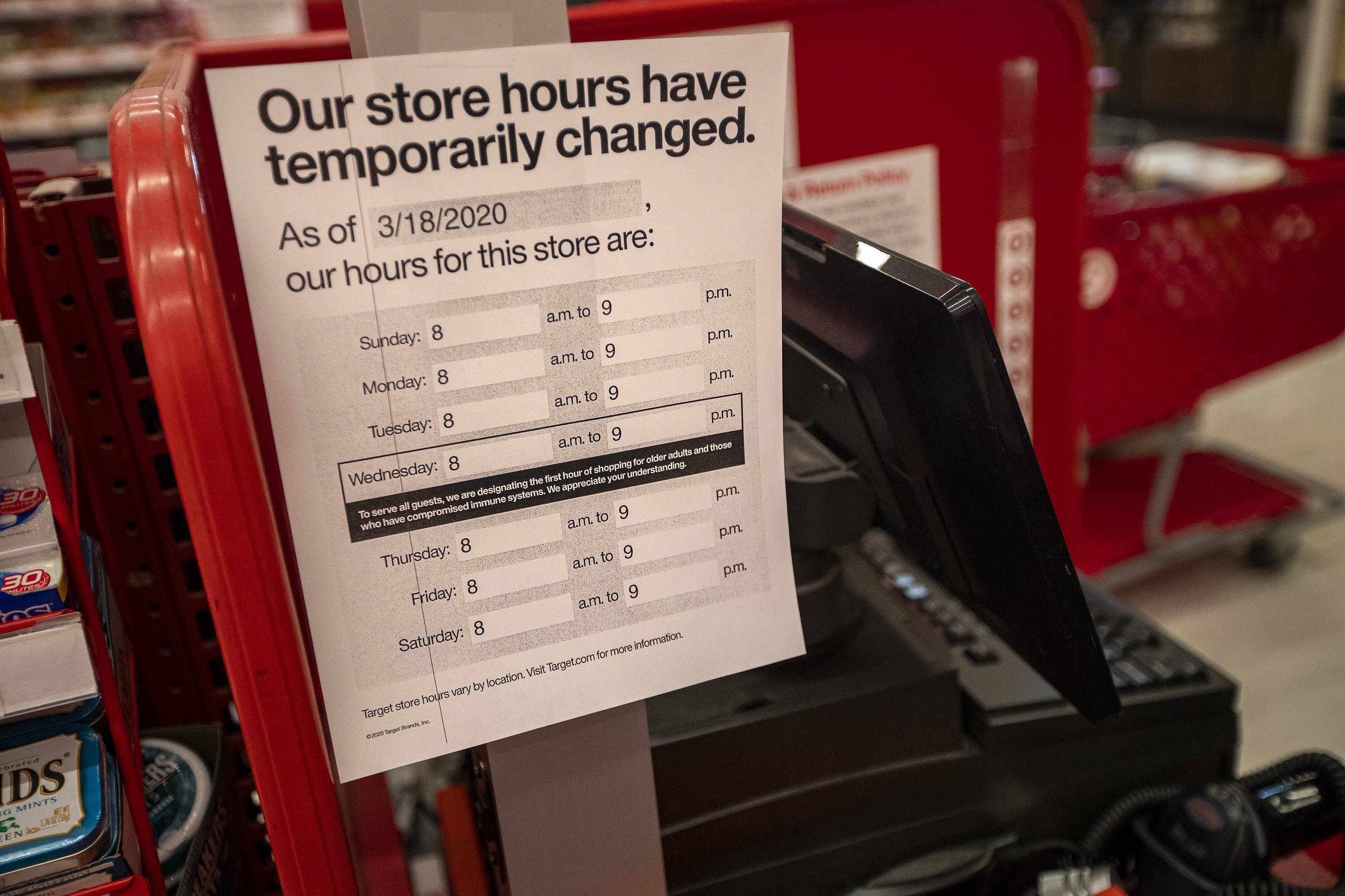 Target Hours On Tuesday - TAREGET