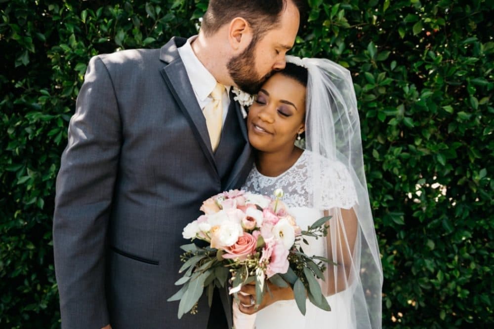 Karla and David at their wedding in April of 2018. (Courtesy Karla Derus)