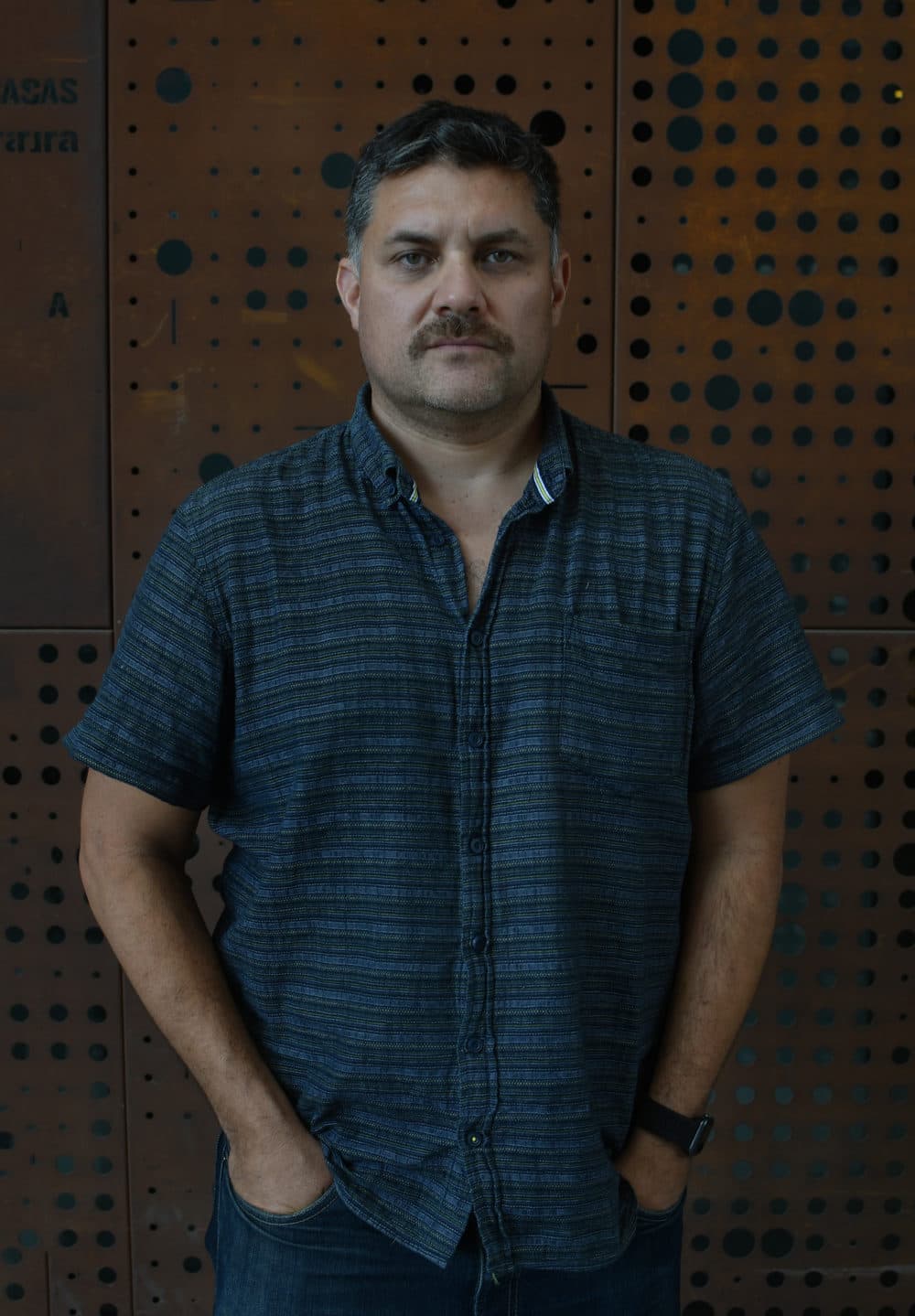 Playwright and director Guillermo Calderón. (Jorge Sanchez for WBUR)