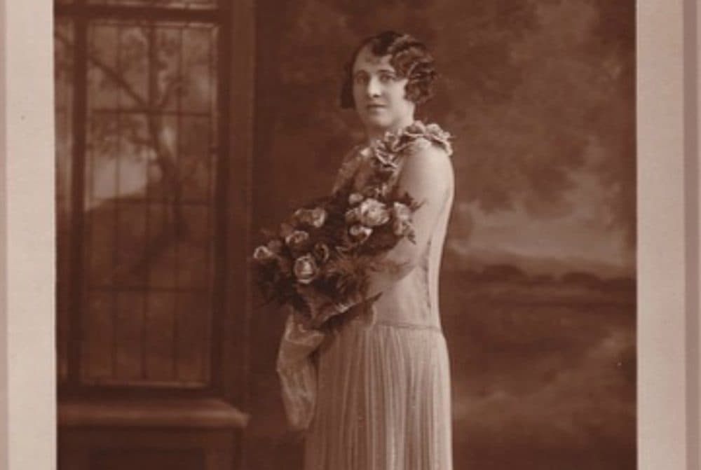 The author's grandmother, Clara, in her wedding photo, circa 1930, in New York City. (Photo by M. Froomkin/Courtesy)