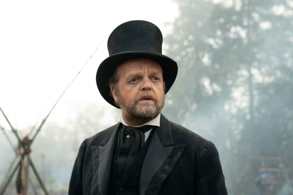 Toby Jones as Chief Factor in "First Cow." (Courtesy A24)