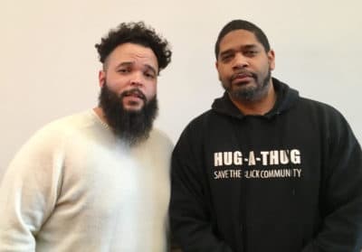 Jeff Grey (left) and Eric Esteves, hosts of Hella Black Trivia. (Courtesy)