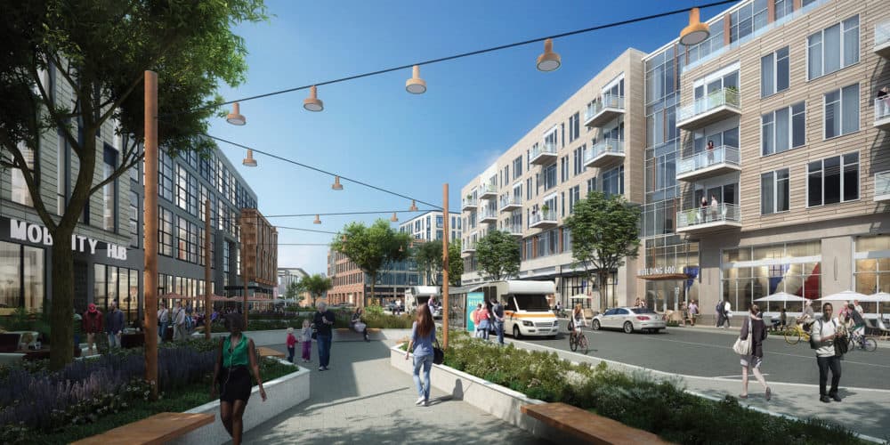 An artist's rendering of the proposed Northland Newton Development, from developer Northland Investment Corp. (courtesy)