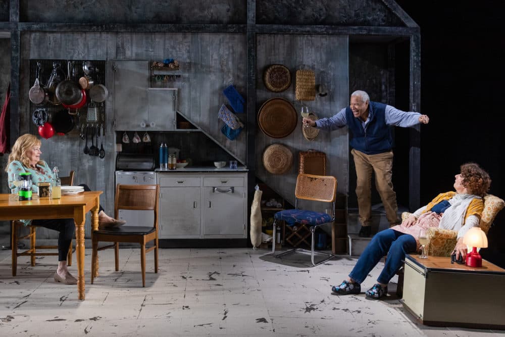 Karen MacDonald, Tyrees Allen and Paula Plum in "The Children" at SpeakEasy Stage Company. (Maggie Hall Photography)