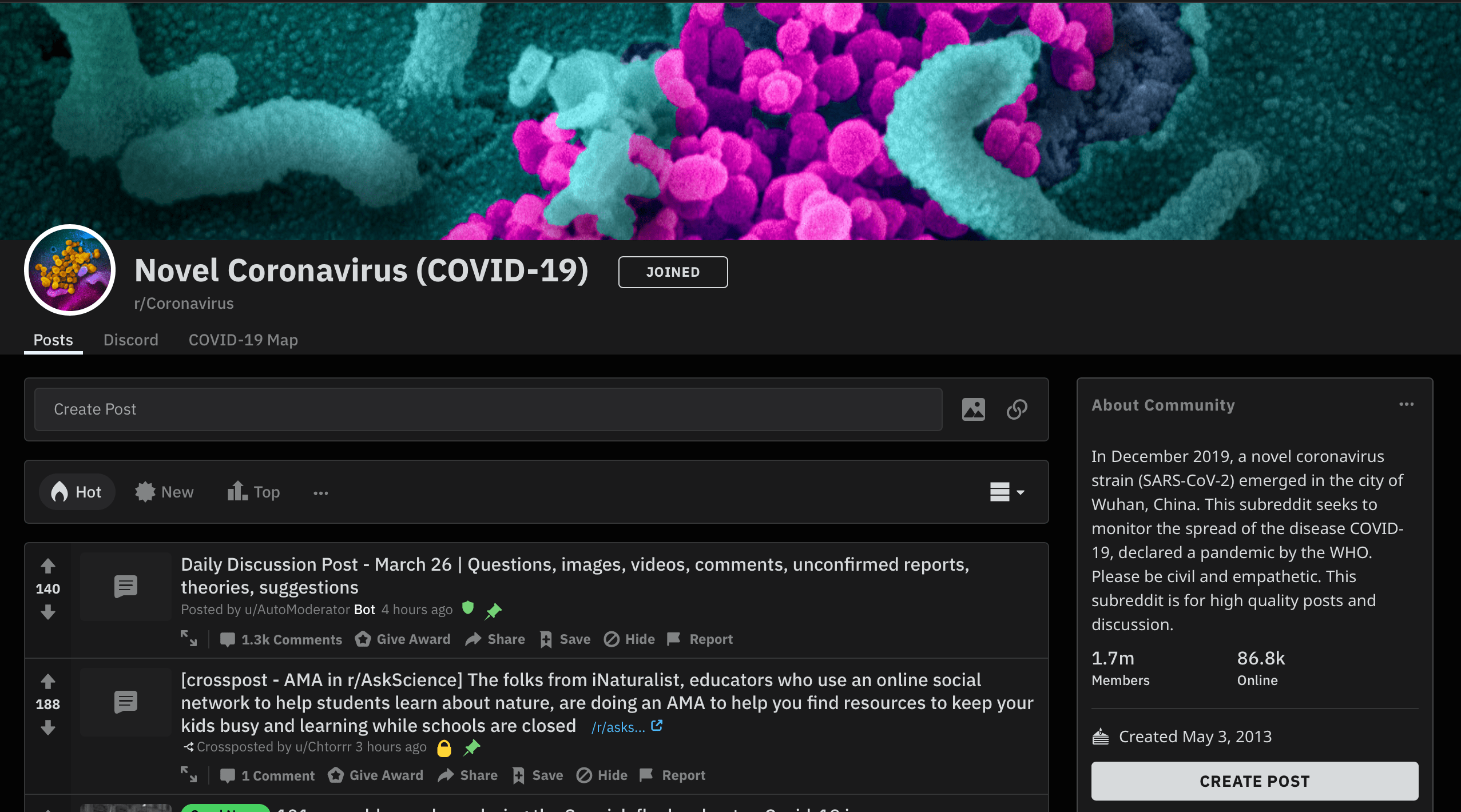 How Reddit S Coronavirus Community Became A Global Lifeline Endless Thread