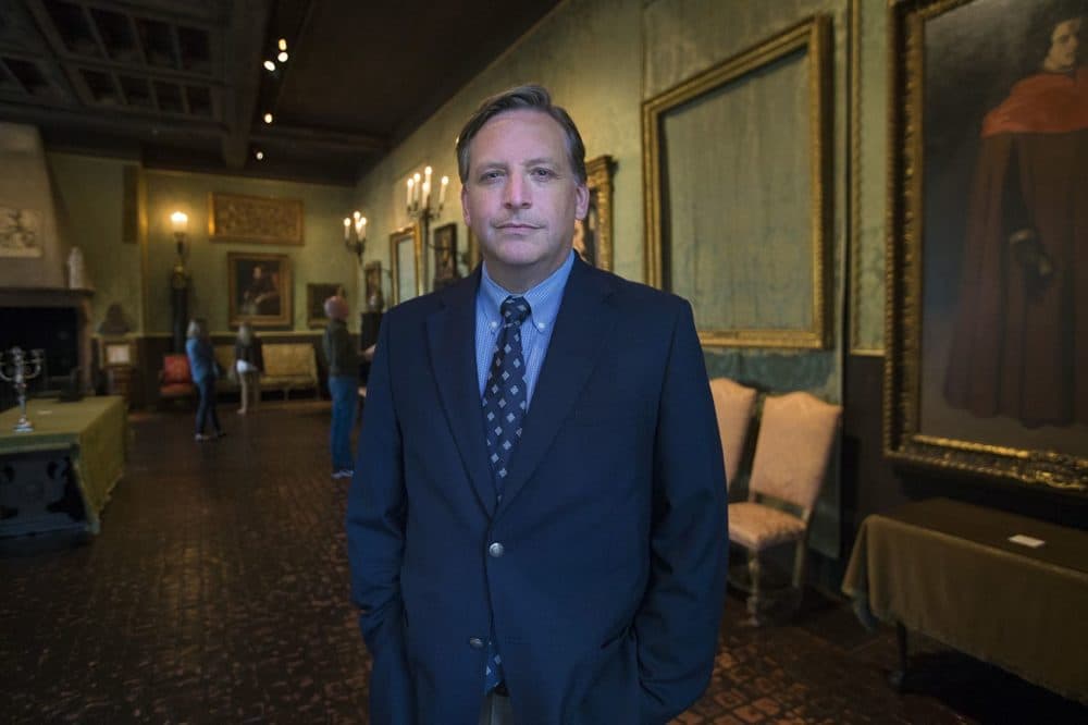 Anthony Amore is the museum's director of security. (Jesse Costa/WBUR)