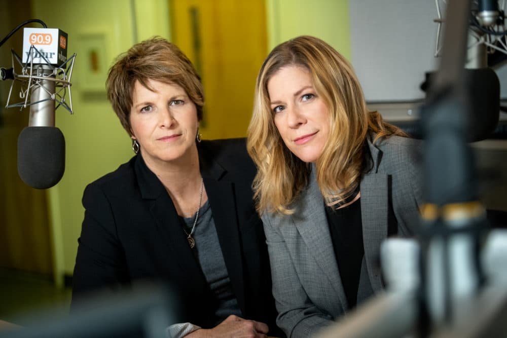 Beth Healy and Christine Willmsen (Liz Linder for WBUR)