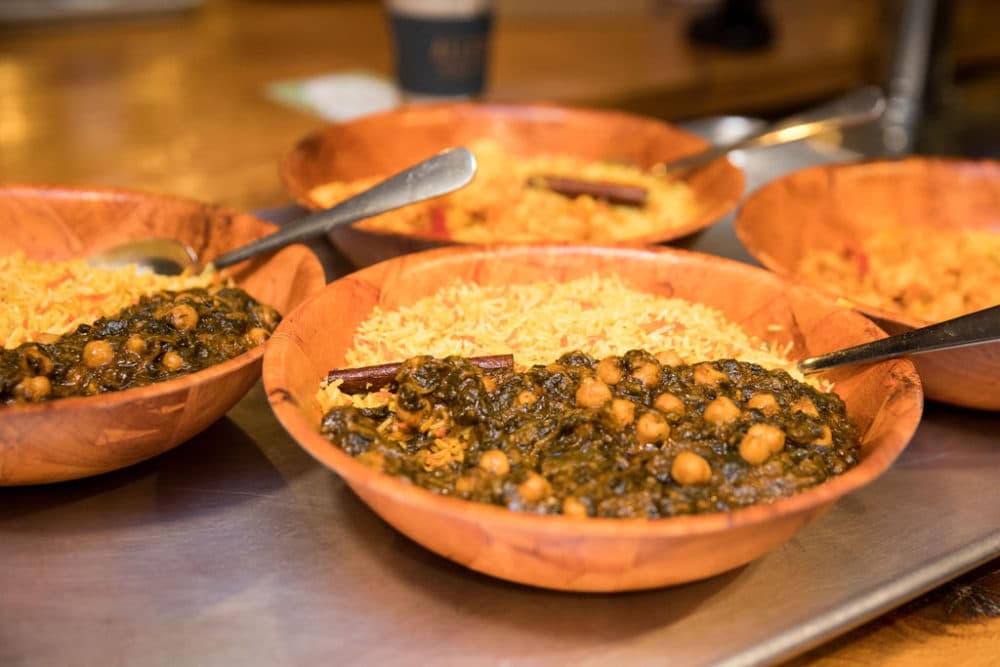 Part of the main course at Food & Folklore's Islamic pop-up dinner. (Courtesy Kay Joplin Photography)