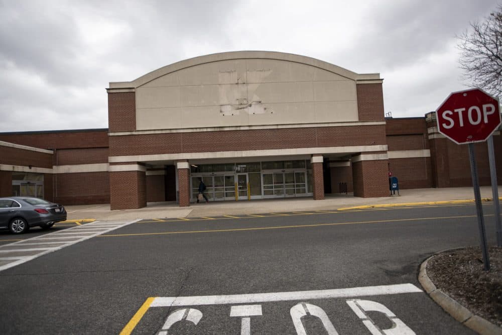 The abandoned Kmart in Somerville's Assembly Row. (Jesse Costa/WBUR)