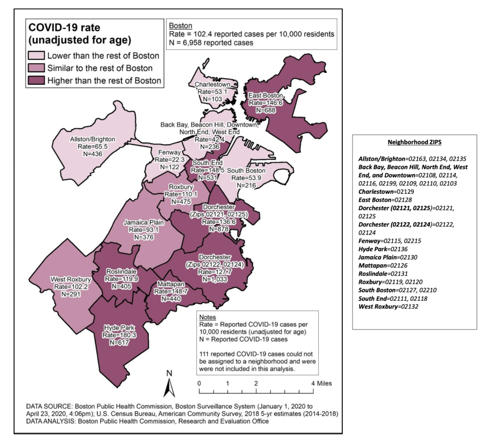 Racial Disparities Continue Among Boston's Reported COVID-19 Cases ...